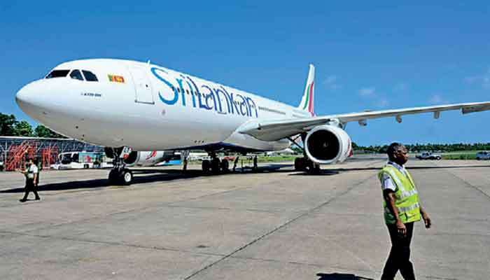 SriLankan Airlines’ first wide-body aircraft in seven years touches down at BIA