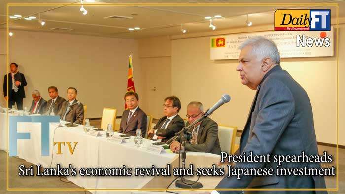 President spearheads Sri Lanka’s economic revival and seeks Japanese investment
