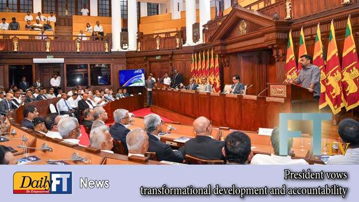 President vows transformational development and accountability