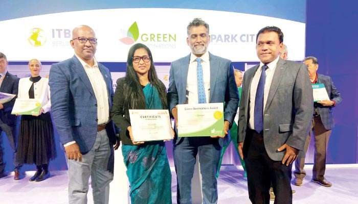 Sigiriya winning Green Destination Bronze Award at ITB gives boost to tourism