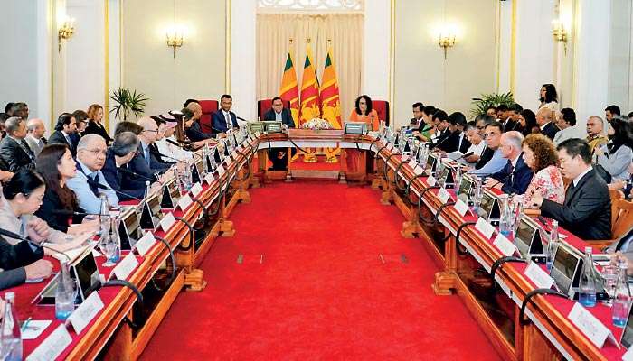 Govt. briefs diplomatic community on flood relief efforts and plans for rehabilitation and reconstruction