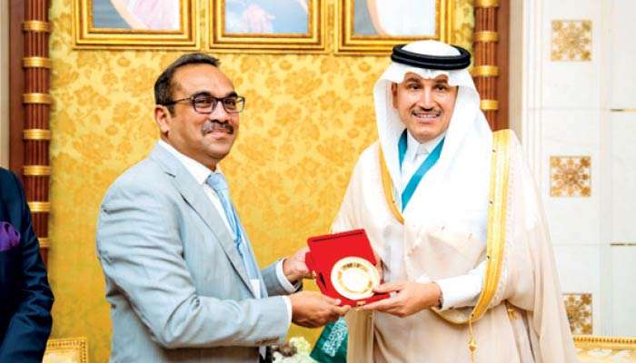 Saudi Transport and Logistics Minister receives Minister Bimal Rathnayake