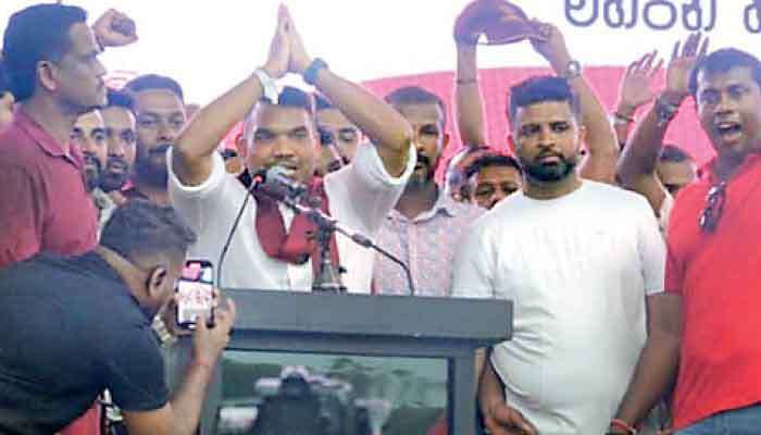 Opposition stages joint rally in Nugegoda as leaders vow to topple Govt.
