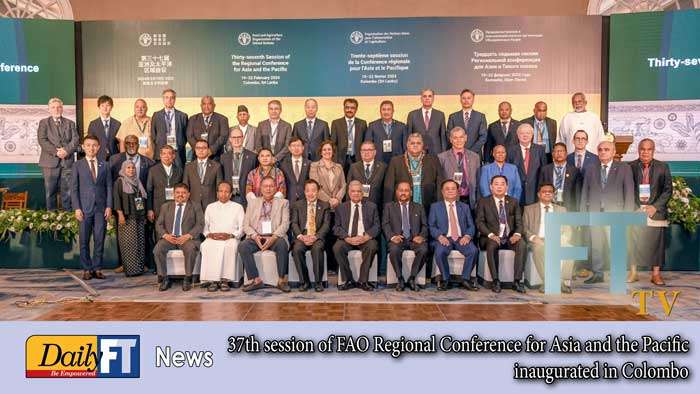 37th session of FAO Regional Conference for Asia and the Pacific inaugurated in Colombo