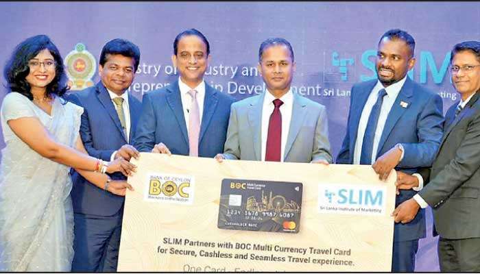 BOC in partnership with SLIM unveil Multi Currency Travel Card to marketing professionals