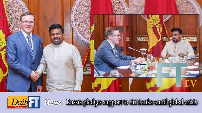 Russia pledges support to Sri Lanka amid global crisis