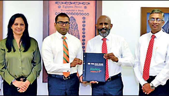 Pan Asia Bank signs up with Hayleys Mobility to finance new-age SUVs