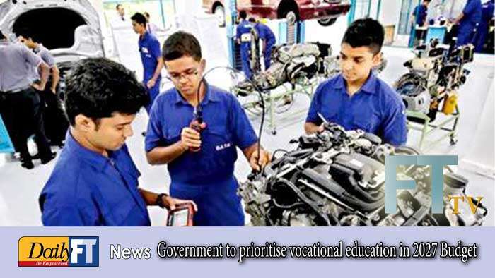 Government to prioritise vocational education in 2027 Budget