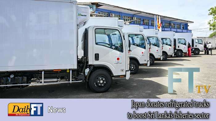 Japan donates refrigerated trucks to boost Sri Lanka’s fisheries sector