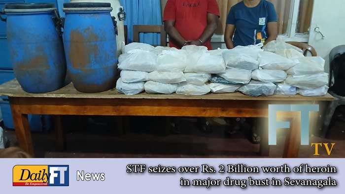 STF seizes over Rs. 2 Billion worth of heroin in major drug bust in Sevanagala