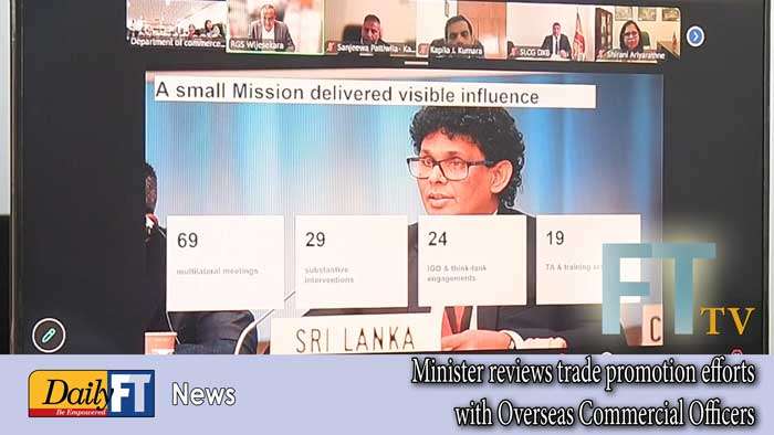 Minister reviews trade promotion efforts with Overseas Commercial Officers