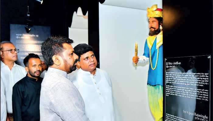 President opens country’s first wax museum at historic Ehelepola Walawwa in Kandy