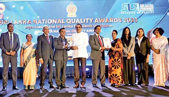 Ritzbury honoured with Sri Lanka’s highest National Quality Award
