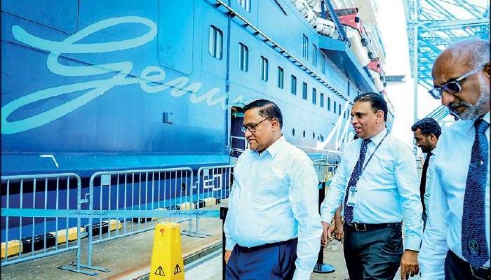 Despite Ditwah cyclone, luxury cruise brings 2,000 tourists to Colombo