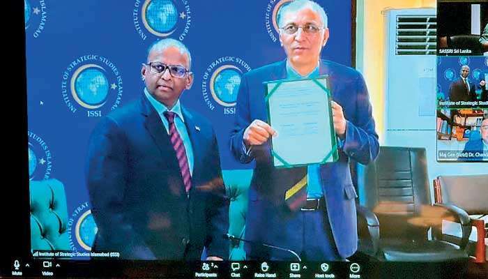Pakistan, Sri Lanka think tanks sign MoU on strategic research