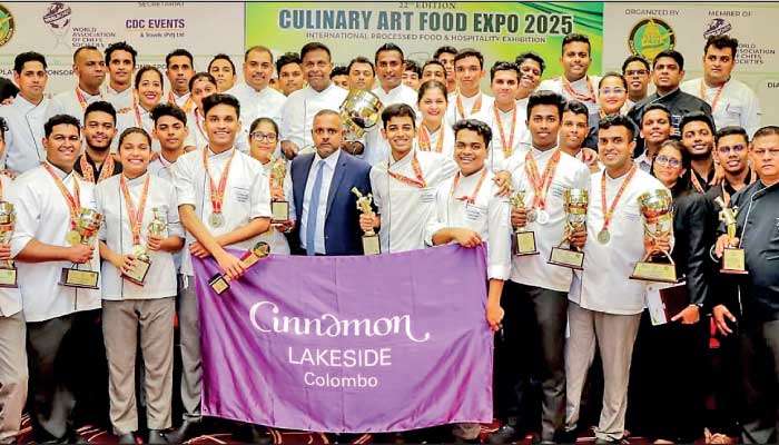 Cinnamon Lakeside Colombo shines at Culinary Art Food Expo 2025