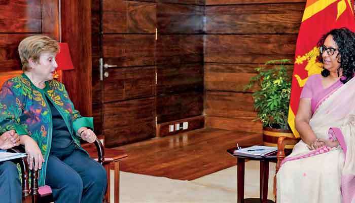 IMF MD calls on PM; commends Govt.’s efforts in stabilising economy