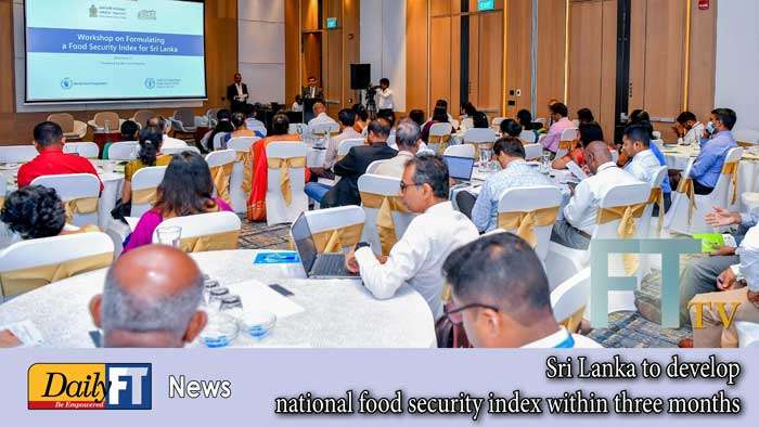 Sri Lanka to develop national food security index within three months