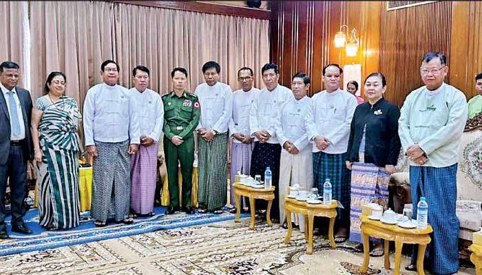 Lankan envoy in Myanmar meets with Chief Minister and Mayor of Yangon