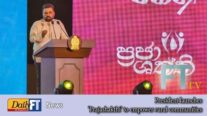 President launches ‘Prajashakthi’ to empower rural communities