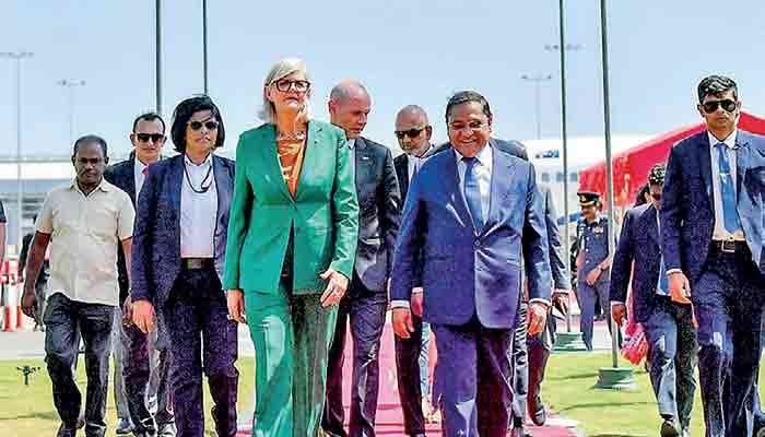 Governor-General of Australia Samantha Joy Mostyn arrives in Sri Lanka