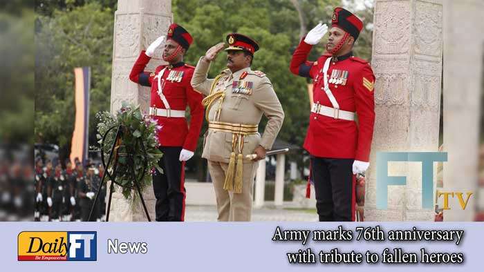 Army marks 76th anniversary with tribute to fallen heroes
