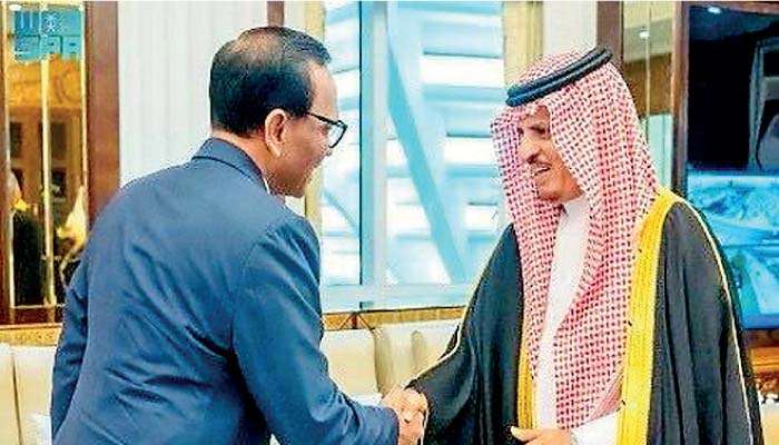 Sri Lankan Ambassador to Saudi Arabia calls on Saudi Deputy Minister of Interior