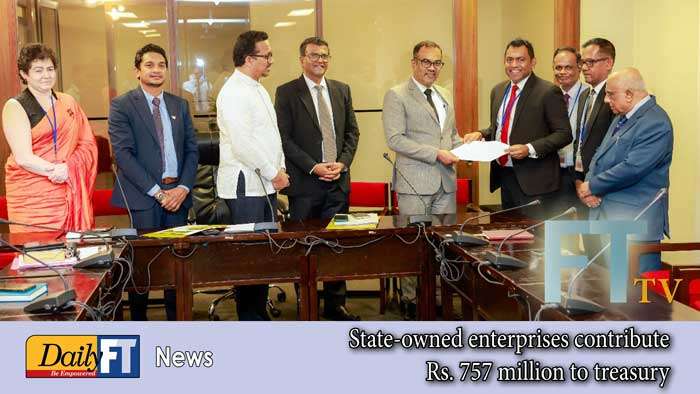 State-owned enterprises contribute Rs. 757 million to treasury