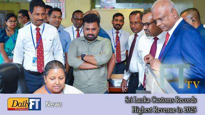 Sri Lanka Customs Records Highest Revenue in 2025