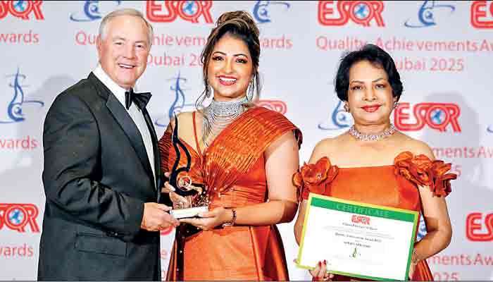 Christell Luxury Wellness wins Quality Achievement Award 2025 at ESQR Awards ceremony in Dubai