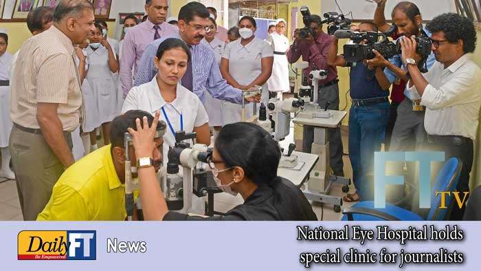 National Eye Hospital holds special clinic for journalists