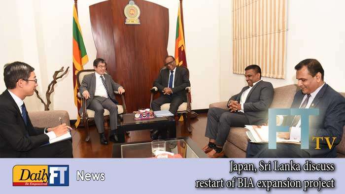 Japan, Sri Lanka discuss restart of BIA expansion project