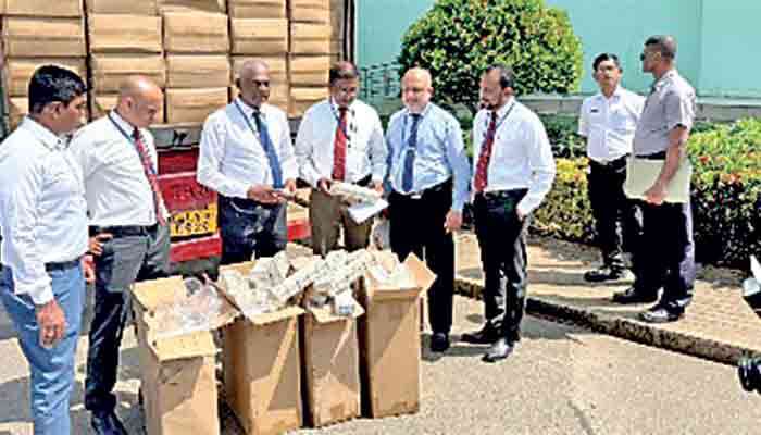 Rs. 1 b worth illegal cigarettes turned into clean energy at Western Power’s Waste-to-Energy facility