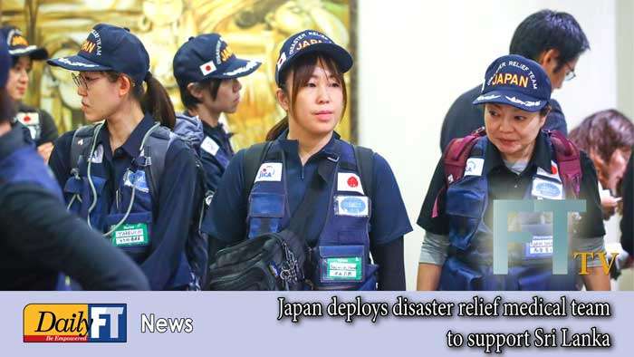 Japan deploys disaster relief medical team to support Sri Lanka