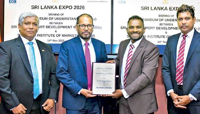 EDB and SLIM sign MoU for Sri Lanka Expo 2026