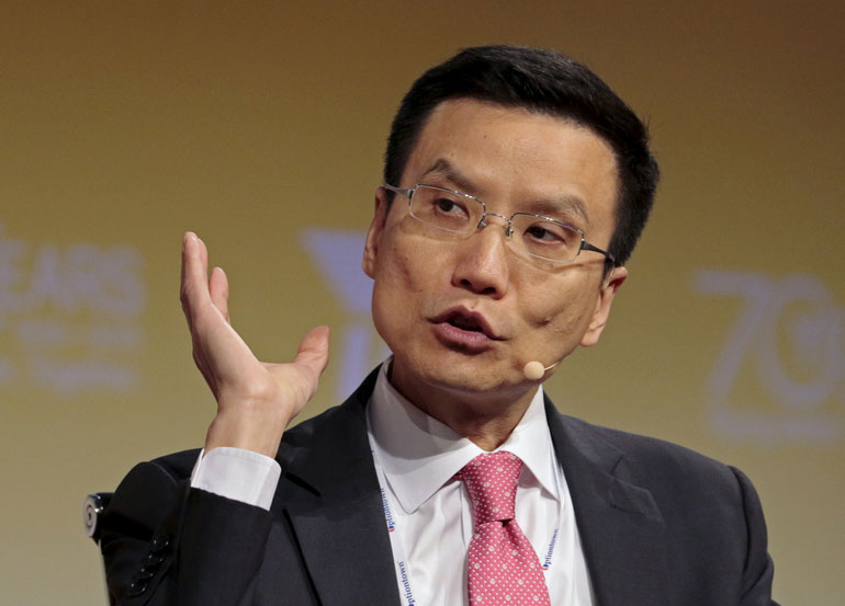 Ivan Chu, CEO of Cathay Pacific Airlines, makes a point during a panel discussion at the 2015 International Air Transport Association (IATA) Annual General Meeting (AGM) and World Air Transport Summit in Miami Beach