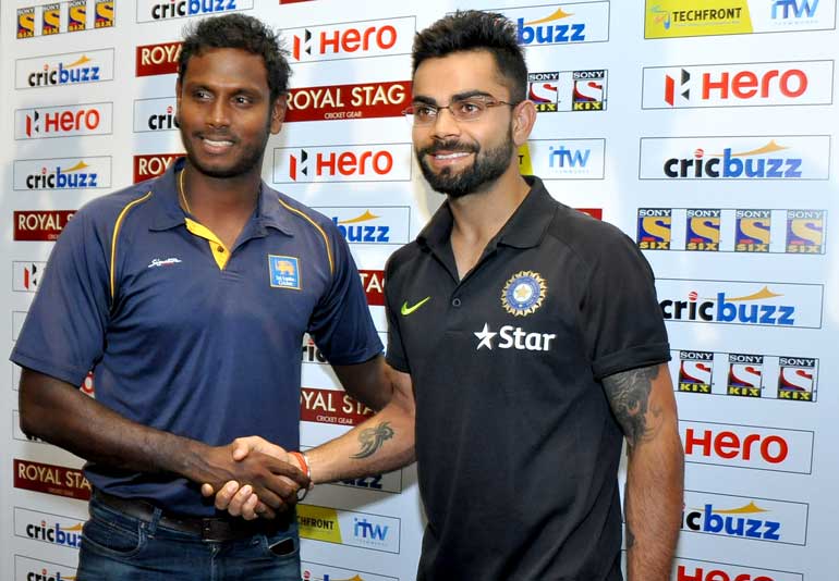 Sri-Lanka-Captain-Angelo-Mathews-and-Indian-Captain-Virat-Kohli