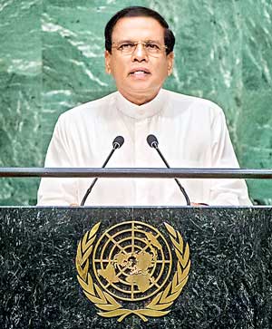 Address by His Excellency Maithripala Sirisena, President of the Democratic Socialist Republic of Sri Lanka