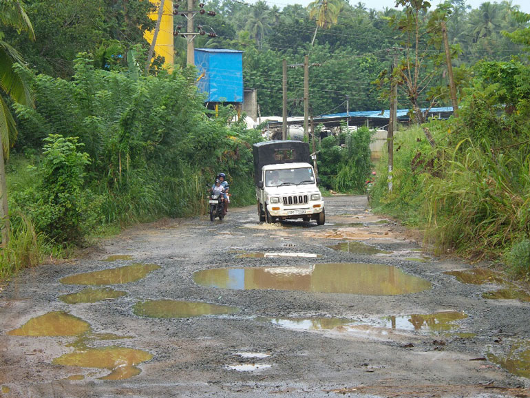 Negotiating-the-pot-holes!