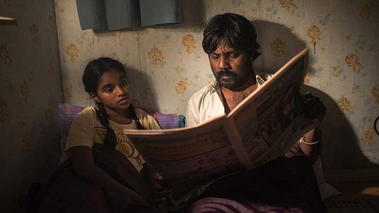 Shobasakthi-with-co-star-Claudine-Vinasithamby-in-Dheepan