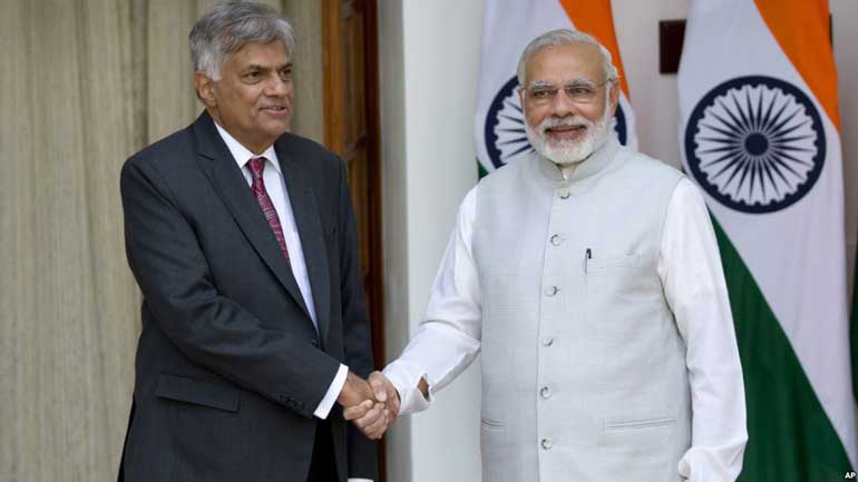 Prime-Minister-Ranil-Wickremesinghe-and-Indian-Prime-Minister-Narendra-Modi