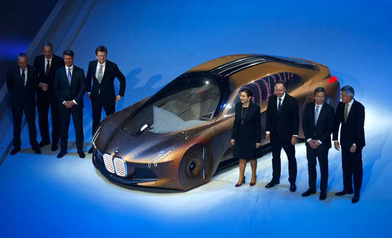 BMW presents Vision Next 100 concept car during centenary celebrations in Munich