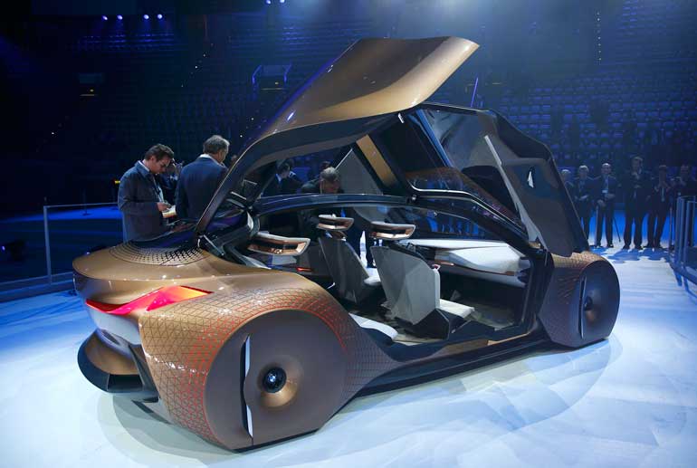 BMW presents Vision Next 100 concept car during centenary celebrations in Munich