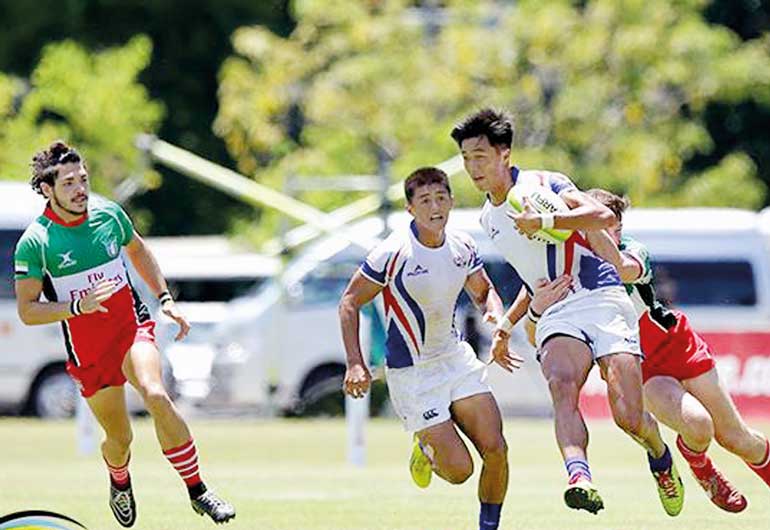 Host-Taipei-in-action-against-UAE-at-the-Under-18-Asian--Rugby-Sevens-in-Taipei