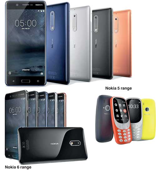 6 new Nokia smartphones announced across different price ranges