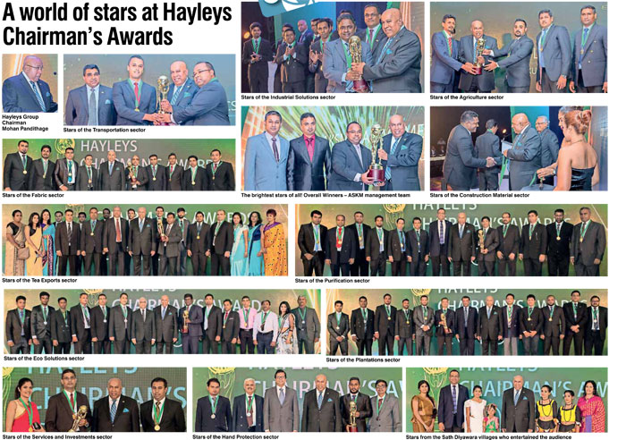 A World Of Stars At Hayleys Chairmans Awards Daily Ft