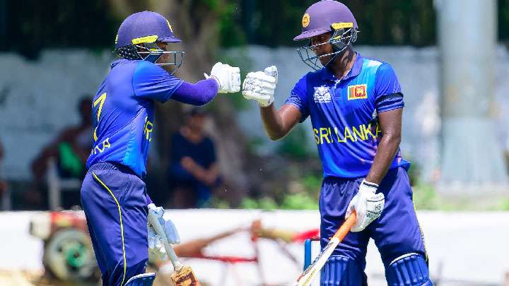 පළමු පුහුණු තරගයෙන් ශ්‍රී ලංකාවට ජය