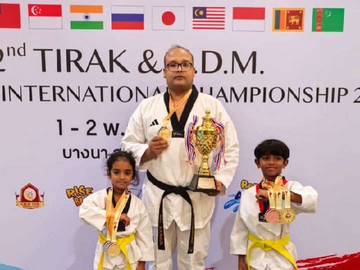 එලිට් ටයිකොන්ඩෝ සමාජයට රන් පදක්කම් 4 ක්