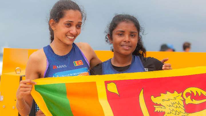 ආසියානු වෙරළ ක්‍රීඩා පළමු රිදී පදක්කම ඉෂාරාගෙන්