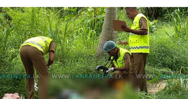 තිදරු පියාගේ සිරුර පාළු තැනකින් හමුවෙයි